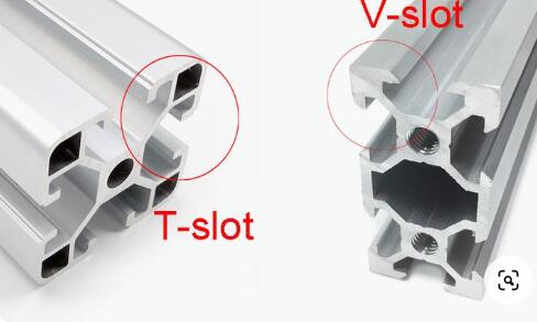 The Difference Between T-Slot And V-Slot
